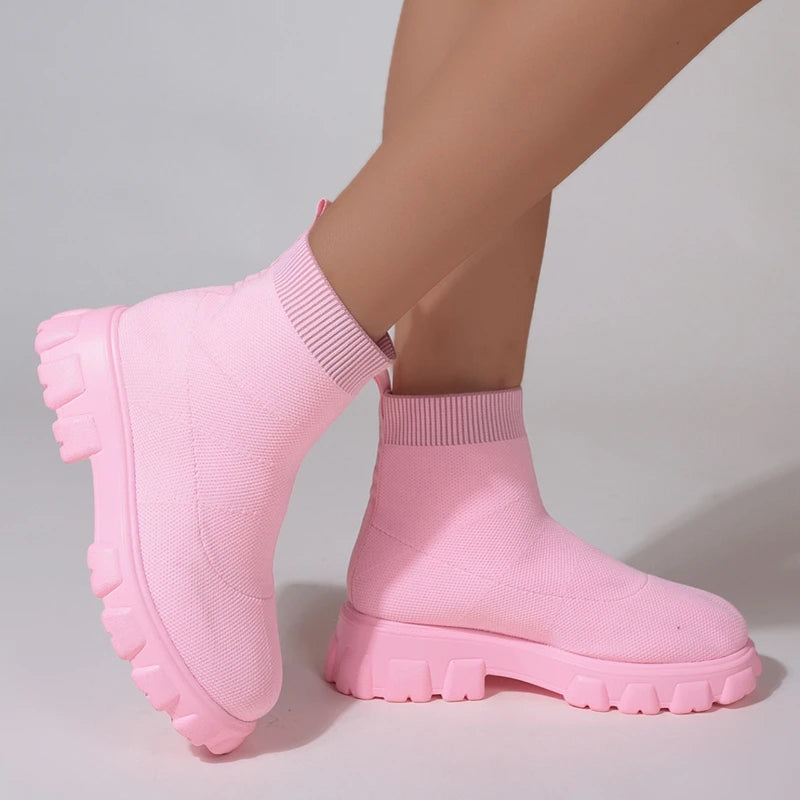 Botas de cano curto para mulheres