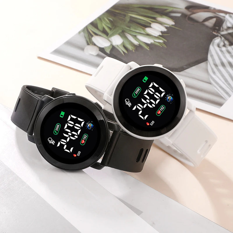 Relógio digital para casal LED