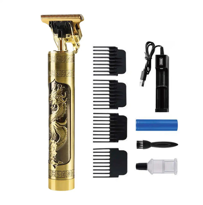 Máquina de cortar cabelo profissional recarregável